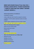 NBDHE MOCK BOARD EXAM ACTUAL EXAM 2026 &vert; NATIONAL BOARD DENTAL HYGIENE EXAMINATION &vert; COMPLETE QUESTIONS AND CORRECT ANSWERS &vert;ALREADY GRADED A&plus;