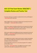  &NewLine;ACA 122 Final Exam Review 2026&sol;2027 &vert; Complete Review and Practice Test &NewLine;
