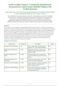 South Carolina Category 7A Pest Control Exam 2026-2027 QUESTIONS AND ANSWERS ALREADY GRADED&NewLine;A&plus;&period; 100&percnt; Verified Solutions &vert; Updated Per Latest Guidelines &vert; Graded A&plus;