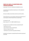 MGST 451 QUIZ 2&lowbar;76 QUESTIONS WITH VERIFIED ANSWERS&comma;100&percnt;CORRECT