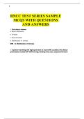 RNCC TEST SERIES SAMPLE MCQs WITH QUESTIONS AND ANSWERS
