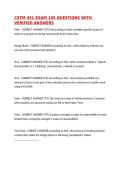 CSTM 451 EXAM 105 QUESTIONS WITH VERIFIED ANSWERS&comma;100&percnt;CORRECT
