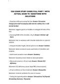 CEA EXAM STUDY GUIDE FULL PART 1 WITH ACTUAL EXAM 