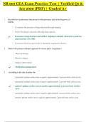 NR 603 CEA Exam &lpar;PDF&rpar; &vert; &lpar;2026&rpar; Family Practice Questions &vert; FNP Review &vert; Chamberlain University