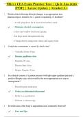 NR 511 CEA Exam &lpar;PDF&rpar; &vert; &lpar;2026&rpar; Family Practice Questions &vert; FNP Review &vert; Chamberlain University