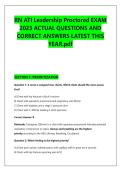 RN ATI Capstone Proctored Comprehensive &NewLine;Assessment Test Exam Study Guide & &NewLine;Practice Questions with Rationales &lpar;2025&ndash;&NewLine;2026&rpar; &vert; NCLEX-Style Review