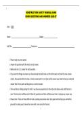 CONSTRUCTION SAFETY MANUAL HAND BOOK
