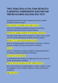 TPATC EXAM &lpar;2026&rpar; ACTUAL EXAM &lpar;DETAILED & ELABORATED&rpar; COMPREHENSIVE QUESTIONS AND VERIFIED ACCURATE SOLUTION 2026 TEST&excl;&excl;