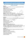 100 Scenario-Based MCQs with Answers and Solutions&period;