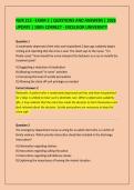 NUR 213 - EXAM 3 &vert; QUESTIONS AND ANSWERS &vert; 2026 &NewLine;UPDATE &vert; 100&percnt; CORRECT - EXCELSIOR UNIVERSITY&period;