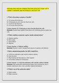INDIANA QMA INSULIN ADMINISTRATION 2026&sol;2027 EXAM  WITH &NewLine;CORRECT ANSWERS AND RATIONALES &sol;INSTANT PDF