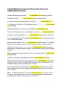 Industrial Maintenance Technician Test verified with correct &NewLine;answers 2026&sol;2027 version