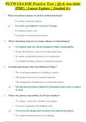 PLTW CEA EOC Practice Test &vert; Qs & Ans 2026 &NewLine;&lpar;PDF&rpar; &vert; Latest Update &vert; Graded A&plus;