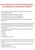 Neuro Test Bank Exam Questions and Verified Answers with Rationales 2026&sol;2027 &ndash; Practice Questions and Exam Preparation Material