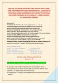 NAB RCAL EXAM EVALUATION NATIONAL ASSOCIATION OF LONG &NewLine;TERM CARE ADMINISTRATOR BOARDS RESIDENTIAL CARE&sol;ASSISTED &NewLine;LIVING &lpar;RCAL&rpar; EXAM NEWEST EXAM WITH COMPLETE QUESTIONS &NewLine;AND CORRECT ANSWERS WITH RATIONALES &vert; ALREADY GRADED &NewLine;A&plus;&vert;&vert;BRAND NEW VERSION&excl;&excl;