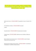 PHA 6936 SPECIAL TOPICS IN FORENSIC SCIENCE EXAM WITH CORRECT  &NewLine;ACTUAL QUESTIONS AND CORRECTLY WELL DEFINED ANSWERS LATEST &NewLine;ALREADY GRADED A&plus; 2025 &ndash; 2026 