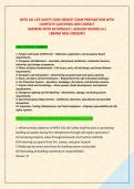 NFPA 101 LIFE SAFETY CODE NEWEST EXAM PREPARATION WITH &NewLine;COMPLETE QUESTIONS AND CORRECT  &NewLine;ANSWERS WITH RATIONALES &vert; ALREADY GRADED A&plus;&vert; &NewLine;&vert;BRAND NEW VERSION&excl;&excl;