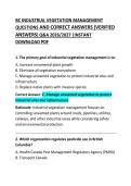 BC Industrial Vegetation Management Exam Questions and Correct Answers &vert; Comprehensive Practice Guide