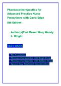 Pharmacotherapeutics for Advanced Practice Nurse Prescribers 6th Edition Test Bank Chapter-by-Chapter