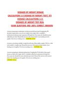 Dosage Calculations Practice &vert; Nursing Dosage by Weight Test&NewLine;&NewLine;