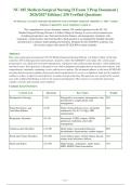 NU185 Exam 3 &lpar;GALEN&rpar; 2026-2027 QUESTIONS AND ANSWERS ALREADY GRADED A&plus;&period; 100&percnt; Verified&NewLine;Solutions &vert; Updated Per Latest Guidelines &vert; Graded A&plus;
