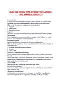 NURS 108 Exam 2 Study Guide &vert; Communication & Patient Education&NewLine;&NewLine;