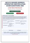 NCCCO Digger Derrick Operator Certification Exam&colon; 210 Practice Questions with Verified Answers and Detailed Rationales &lpar;2026&sol;2027&rpar;