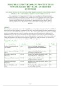 NEW JERSEY PSI REAL ESTATE STATE EXAM PREP 2026-2027 QUESTIONS AND ANSWERS ALREADY&NewLine;GRADED A&plus;&period; 100&percnt; Verified Solutions &vert; Updated Per Latest PSI Guidelines &vert; Graded A&plus;