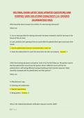 IHS FINAL EXAM LATEST 2026 UPDATED QUESTIONS AND &NewLine;VERIFIED 100&percnt; SOLUTIONS &lpar;2026&sol;2027&rpar; &vert;A&plus; GRADED &NewLine;&vert;GUARANTEED PASS
