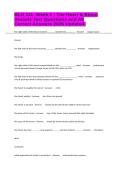 BLG 111- Week 2 - The Heart & Blood Vessels Test Questions and All Correct Answers 2026 Updated&period;