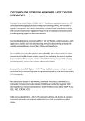 SCWS COMMON CORE 103 QUESTIONS AND ANSWERS &vert; LATEST SCWS STUDY GUIDE 2026&sol;2027