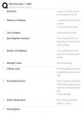 BSCI 160 University of Maryland &lpar;UMD&rpar; Exam 1 EXAM STUDY GUIDE 2026&sol;2027 ACCURATE QUESTIONS WITH CORRECT DETAILED SOLUTIONS &vert;&vert; 100&percnt; GUARANTEED PASS NEWEST VERSION
