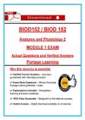 BIOD 152 Module 1 Exam &lpar;Latest 2026&sol;2027 Update&rpar; Portage Learning &ndash; Actual Questions & Rationalized Answers
