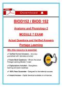 BIOD 152 Module 7 Exam &lpar;Latest 2026&sol;2027 Update&rpar; Portage Learning &ndash; Actual Questions & Rationalized Answers&NewLine;