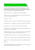 NFDN 2003- Unit 7 Cardiovascular Alterations Questions and Answers&period;