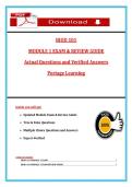 BIOD 101 Module 1 Exam & Review Guide &lpar;Latest 2026&sol;2027 Update&rpar; Portage Learning &ndash; Actual Questions & Rationalized Answers