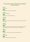 BUNDLE-&semi;&semi;Barney Fletcher Exams with CORRECT Answers 