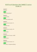 BCOT test &num;2 Questions with CORRECT Answers&NewLine;&lpar;Grade A&plus;&rpar;