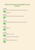 BCOT Week 4 Questions with CORRECT Answers&NewLine;&lpar;Grade A&plus;&rpar;