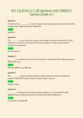 PLC I & II SACA C-207 Questions with CORRECT&NewLine;Answers &lpar;Grade A&plus;&rpar;