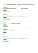 cm 2501 Questions with CORRECT Answers &lpar;Grade A&plus;&rpar;