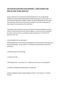 SAR POLICIES QUESTIONS AND ANSWERS &vert; LATEST SEARCH AND RESCUE STUDY GUIDE 2026&sol;2027