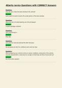 Alberta novice Questions with CORRECT Answers