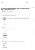 SAT VOCAB QUESTIONS AND ANSWERS &vert; LATEST SAT VOCABULARY STUDY GUIDE & PRACTICE TEST 2026&sol;2027