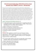 NYUCD General Embryology UPDATED ACTUAL Exam&NewLine;Questions and CORRECT Answers - 148 Questions