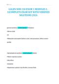 GALEN NUR 210 EXAM 1 MODULES 1-&NewLine;3&vert;COMPLETE EXAM SET WITH VERIFIED&NewLine;SOLUTIONS 2026
