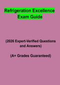 Refrigeration Excellence Exam Guide PDF &vert; Practice Questions&comma; Test Bank & HVAC&sol;Refrigeration Certification Prep