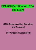 EPA 608 Certification & EPA 608 Exam PDF &vert; Study Guide&comma; Practice Questions&comma; Test Bank & HVAC Certification Prep