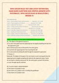 NFHS SOCCER RULES TEST 2026 LATEST EDITION REAL  &NewLine;EXAM-BASED QUESTIONS AND VERIFIED ANSWERS WITH &NewLine;RATIONALES &vert; NFHS SOCCER RULES & REGULATIONS &vert; &NewLine;GRADED A&plus;