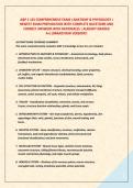 A&P 1 101 COMPREHENSIVE EXAM &vert;ANATOMY & PHYSIOLOGY I &NewLine;NEWEST EXAM PREPARATION WITH COMPLETE QUESTIONS AND &NewLine;CORRECT ANSWERS WITH RATIONALES &vert; ALREADY GRADED &NewLine;A&plus;&vert;&vert;BRAND NEW VERSION&excl;&excl; 